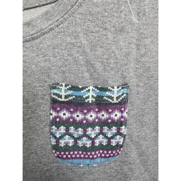 Tea Collection Dress Size 7 EUC Gray With Purple Print Skirt - Picture 3 of 4